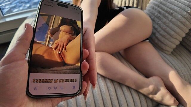 Image A trouvé des photos nues de sa voisine et l'a fait chanter pour qu'elle trompe son petit ami.